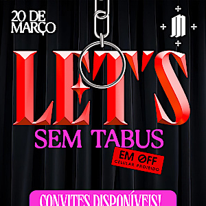 LET'S SEM TABUS 20/3 no Cambridge